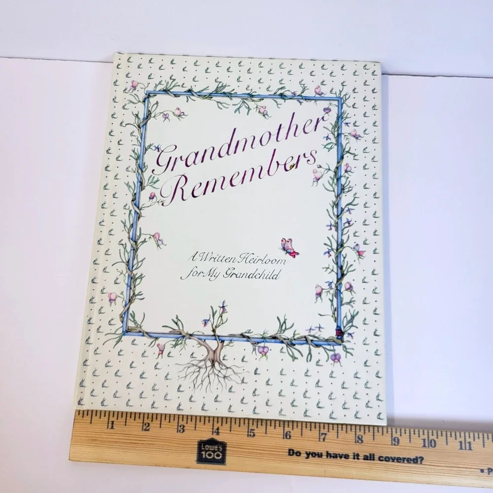 Grandmother Remembers Heirloom Journal Floral Book Stewart Tabori & Chang